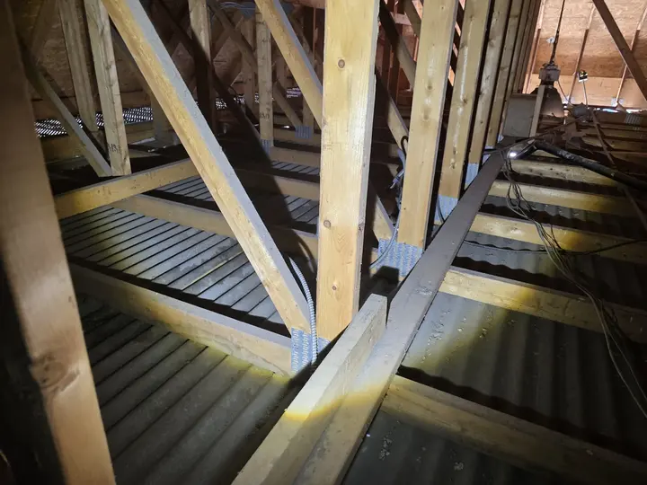 Structural roof trusses and framing connections under review